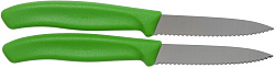 Набор ножей кухон. Victorinox Swiss Classic 6.7636.L114B компл.:2предм. салатовый блистер