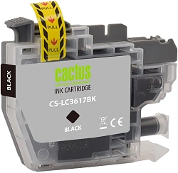 Картридж струйный Cactus CS-LC3617BK черный (15мл) для Brother MFC-J2330DW/J2730DW/J3530DW/J3930DW с чипом