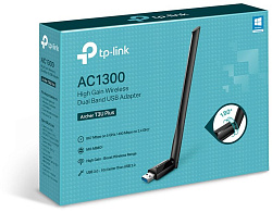 Сетевой адаптер Wi-Fi TP-Link Archer T3U Plus AC1300 USB 3.0 (ант.внеш.несъем.)