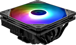 Устройство охлаждения(кулер) ID-Cooling IS-55 ARGB Soc-AM5/AM4/1200/1700/1851 черный 4-pin 31.2-31.2dB Al+Cu 125W 450gr Ret (IS-55 ARGB)