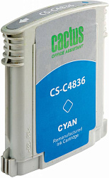 Картридж струйный Cactus CS-C4836 №11 голубой (29мл) для HP BIJ 1000/1100/1200/2200/2300/2600/2800 с чипом