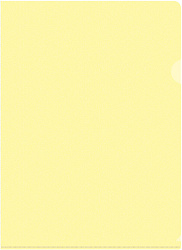 Папка-уголок Бюрократ Pastel -EPAST/YEL A4 пластик 0.18мм желтый