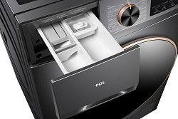 Стиральная машина TCL W-P210W класс: A+++ загр.фронтальная макс.:10кг серый инвертор