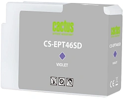 Картридж струйный Cactus CS-EPT46SD T46SD фиол.пигм. (30мл) для Epson SureColor SC-P700 с чипом