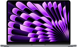 Ноутбук Apple MacBook Air A3113 M3 8 core 8Gb SSD512Gb/10 core GPU 13.6" Liquid Retina (2560x1664) macOS grey space WiFi BT Cam (MRXP3LL/A)