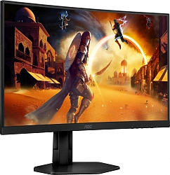 Монитор AOC 27" Gaming CQ27G4X черный VA LED 16:9 HDMI матовая HAS Piv 300cd 178гр/178гр 2560x1440 180Hz FreeSync Premium Pro DP Quad 2K (1440p) 5.91кг