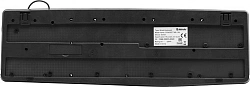 Клавиатура Defender HB-164 черный USB (45164) кабель 1.8м