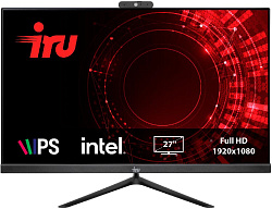 Моноблок IRU Office 27IH5PA 27" Full HD i5 11400 (2.6) 16Gb SSD1Tb UHDG 730 CR FreeDOS GbitEth WiFi BT 120W Cam черный 1920x1080 (RUS)
