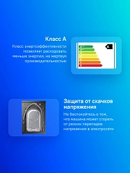 Стиральная машина Samsung WW70AG6S23ANLP класс: A загр.фронтальная макс.:7кг серый инвертор