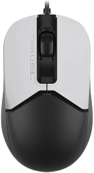 Мышь A4Tech Fstyler FM12 Panda белый/черный оптическая 1200dpi USB 3but