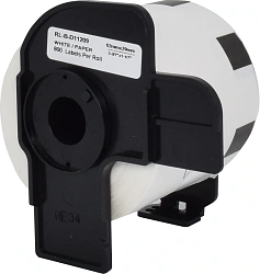 Картридж ленточный Cactus CS-DK11209 DK-11209 черный на белом для Brother P-touch QL-500, QL-550, QL-700, QL-800