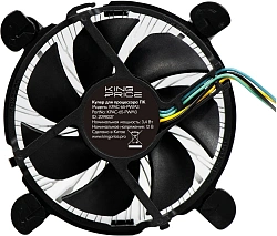 Устройство охлаждения(кулер) KingPrice KPAC-65-PWM3 Soc-1200/1150/1151/1155 черный 4-pin 18-35dB Al 65W 140gr Ret