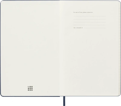 Еженедельник Moleskine ACADEMIC WKNT Large 130х210мм датир.18мес 208стр. синий сапфир