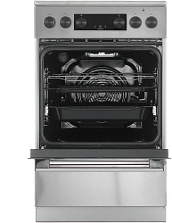 Плита Электрическая Gorenje GEC5C40XAOT серый стеклокерамика (без крышки)