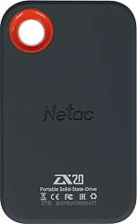 Накопитель SSD Netac USB-C 2TB NT01ZX20-002T-32BL ZX20 2.5" синий
