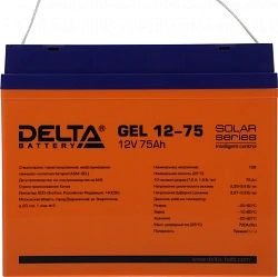 Батарея для ИБП Delta GEL 12-75 12В 75Ач