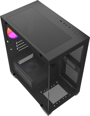 Корпус Accord ACC-350-02B черный без БП mATX 1x120mm 1xUSB2.0 1xUSB3.0 1xUSB3.1 audio