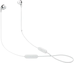 Гарнитура вкладыши JBL Tune 215BT белый беспроводные bluetooth шейный обод (JBLT215BTWHT)