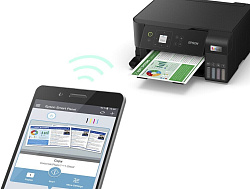 МФУ струйный Epson EcoTank L3560 (C11CK58405/C11CK58404) A4 WiFi черный