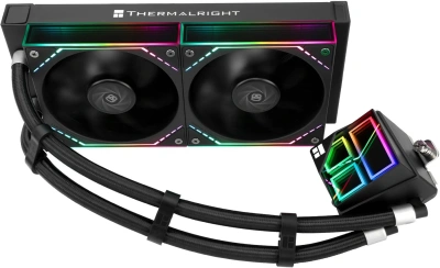 Система водяного охлаждения Thermalright Frozen Infinity 240 ARGB Soc-AM5/AM4/1200/1700/1851 черный 4-pin 28.2dB Al Ret (F-INFINITY-240-BL)