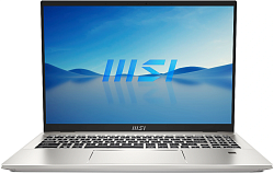 Ноутбук MSI Prestige 16Evo A13M-403RU Core i5 13500H 16Gb SSD512Gb Intel Iris Xe graphics 16" IPS QHD+ (2560x1600) Windows 11 Home silver WiFi BT Cam (9S7-159222-403)