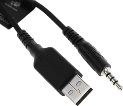 Наушники с микрофоном A4Tech Bloody G535P черный/серебристый 2м мониторные оголовье (G535P 4PIN+USB/BLACK+SILVER)