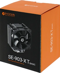 Устройство охлаждения(кулер) ID-Cooling SE-903-XT Basic Soc-AM5/AM4/1200/1700/1851 черный 4-pin 14-26dB Al+Cu 130W 650gr Ret