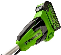 Триммер электрический Greenworks 2105707UG аккум. неразбор.штан. реж.эл.:леска/нож