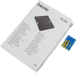 Весы напольные электронные Beurer PS240 макс.180кг черный