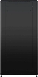 Шкаф серверный NTSS Премиум (NTSS-R42U80100GS-BL) напольный 42U 800x1000мм пер.дв.стекл металл 900кг черный 910мм 160кг 1987мм IP20 сталь
