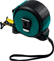 Рулетка геодезическая Kraftool 34127-10 дл.полотна 10м изм.шкала в см зацеп двусторонний магнитный зеленый