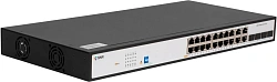 Коммутатор SNR SNR-S2300G-16TC-POE (L2) 16x1Гбит/с 4xКомбо(1000BASE-T/SFP) 16PoE 270W управляемый