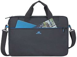 Сумка для ноутбука 16" Riva 8057 черный полиэстер (8057 BLACK)