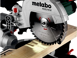 Торцовочная пила Metabo KGS 216 M 1500Вт 5000об/мин d=216мм