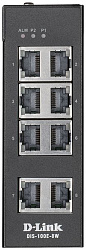 Коммутатор D-Link DIS-100E-8W/A1A 8x100Мбит/с неуправляемый