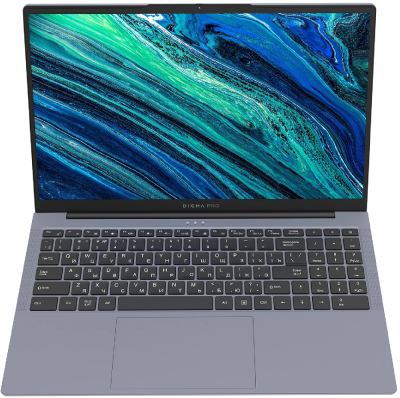 Ноутбук Digma Pro Cursus Ryzen 5 3500U 16Gb SSD512Gb AMD Radeon Graphics 15.6" IPS FHD (1920x1080) Windows 11 Pro grey WiFi BT Cam 5500mAh (DN15R5-ADXW10)