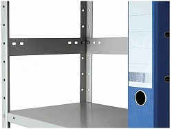 Стеллаж Практик MS Standart 150KD/75x40/4 пол.:4 разборная 1500x750x400мм серый (S24099024402)