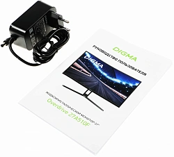 Монитор Digma 27" Overdrive 27A510F черный VA LED 1ms 16:9 HDMI M/M матовая 300cd 178гр/178гр 1920x1080 165Hz G-Sync FreeSync DP FHD 4.65кг