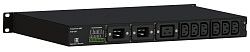 АВР Elemy ATS-1203/16/S/E/DO 1U 19" ввод:2xС20 выход:1xC19-6xС1316A черный