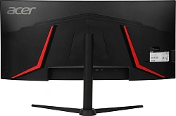 Монитор Acer 34" Nitro XZ342CUV3bmiiphx черный VA LED 1ms 21:9 HDMI M/M матовая HAS 400cd 178гр/178гр 3440x1440 180Hz DP 2K