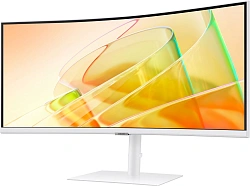 Монитор Samsung 34" ViewFinity S6 S34C650TAUXEN белый VA LED 5ms 21:9 HDMI M/M полуматовая HAS Piv 350cd 178гр/178гр 3440x1440 100Hz FreeSync DP Ultra WQHD USB 8.1кг
