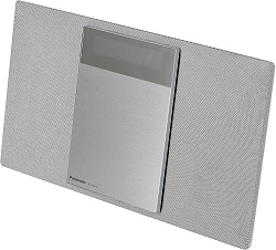 Микросистема Panasonic SC-HC410EG-S серебристый 40Вт CD CDRW FM USB BT
