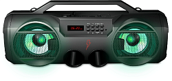 Колонка порт. Ural Молния 280 черный 28W 2.0 BT 10м 2000mAh (УРАЛ МОЛНИЯ 280)