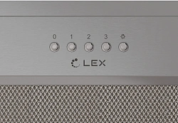 Вытяжка встраиваемая Lex Hyper 900 IX нержавеющая сталь управление: кнопочное (1 мотор)