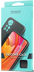 Чехол (клип-кейс) BoraSCO для Samsung Galaxy A15 Silicone Case черный (72783)