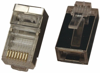 Коннектор Rexant (05-1023) FTP кат.5E RJ45 прозрачный