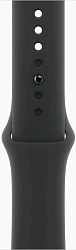Смарт-часы Apple Watch Series 11 A3333 46мм OLED корп.серый космос Sport Band рем.черный разм.брасл.:M/L (MEV44AF/A)