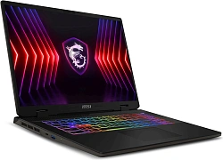 Ноутбук MSI Sword 17 HX B14VFKG-046XRU Core i9 14900HX 16Gb SSD1Tb NVIDIA GeForce RTX4060 8Gb 17" IPS FHD+ (1920x1200) без ОС grey space WiFi BT Cam (9S7-17T214-046)
