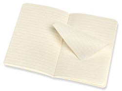 Блокнот Moleskine VOLANT QP711F16B24 Pocket 90x140мм 80стр. линейка мягкая обложка оранжевый/голубой (2шт)