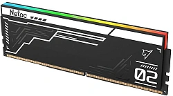 Память DDR5 2x16GB 5600MHz Netac NTS2D5P56DP-32K Shadow II RGB RTL Gaming PC5-44800 CL40 DIMM ECC 288-pin 1.2В kit с радиатором Ret
